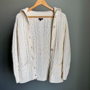Chunky Cable Knit Cardigan XS or SP